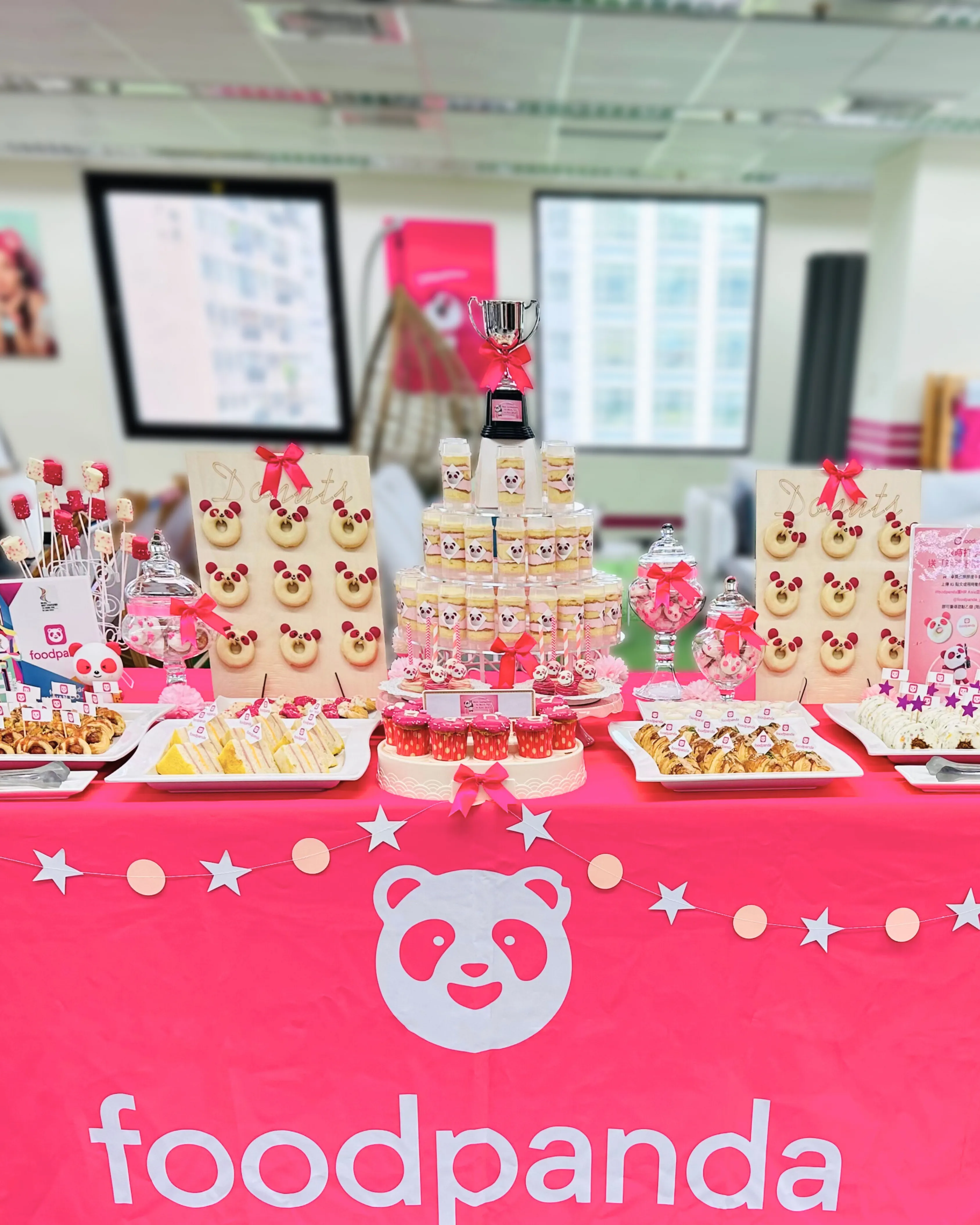 foodpanda 主題甜點桌